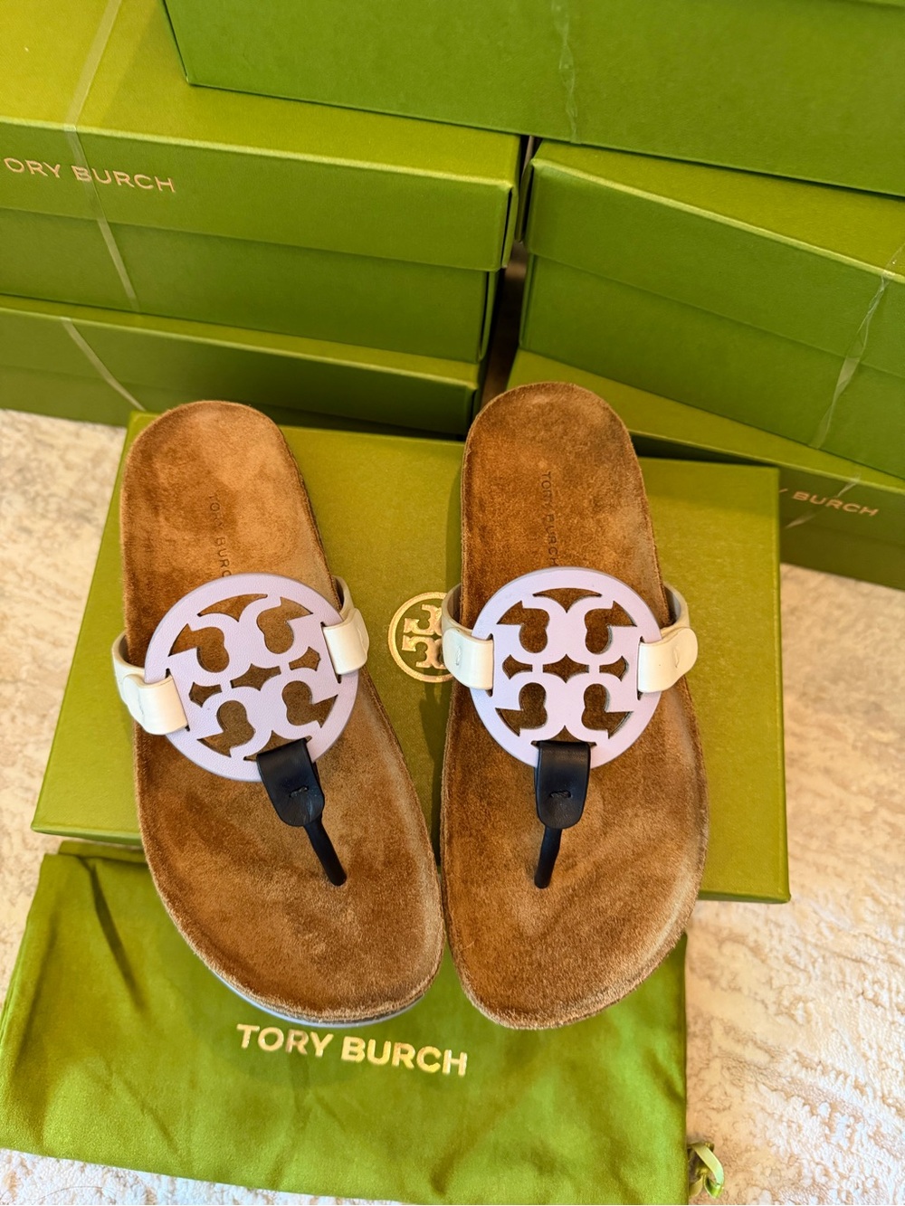 Tory Burch Miller Cloud Sandals - Picture 6 of 8